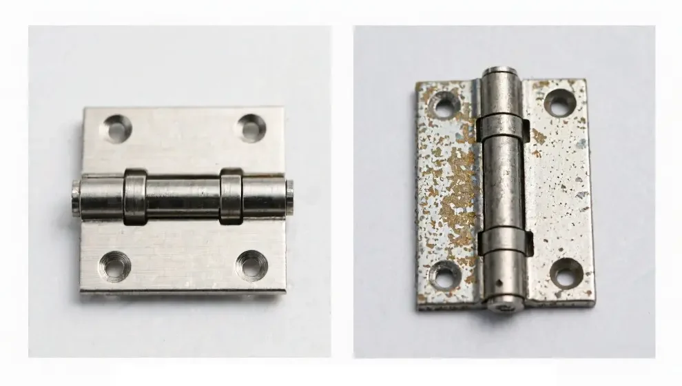 Comparison of standard vs marine-grade aluminum after salt spray testing